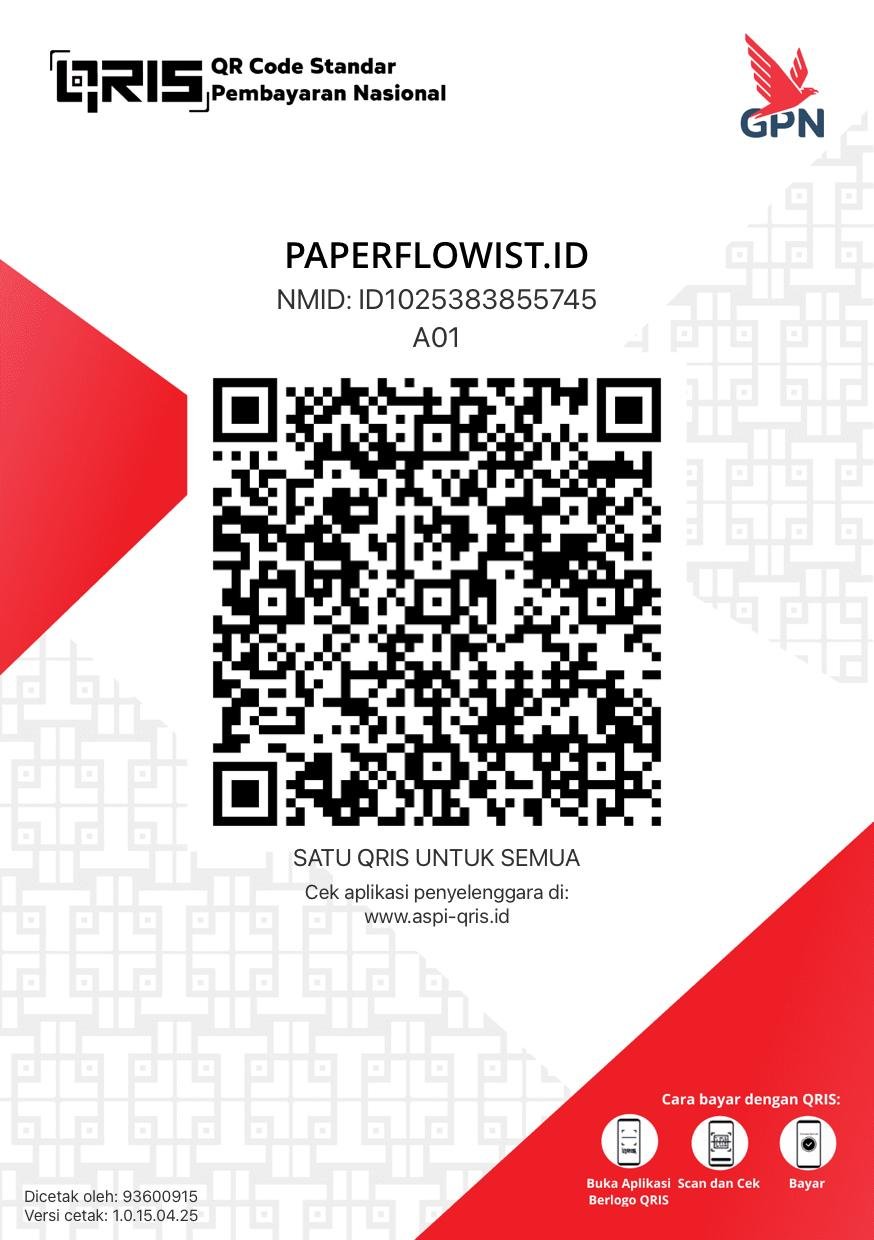 QRIS Paperflowist.id